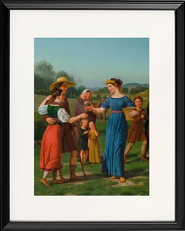 „Die Jungfrau aus der Ferne“ aus dem Gedicht von Schiller – 1830