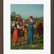 „Die Jungfrau aus der Ferne“ aus dem Gedicht von Schiller – 1830