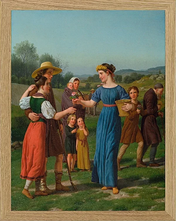 „Die Jungfrau aus der Ferne“ aus dem Gedicht von Schiller – 1830