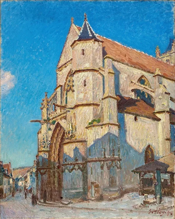 Die Kirche von Moret - 1894