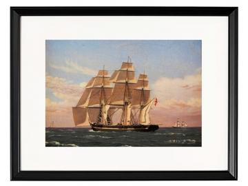 The Corvette Najaden under sail - 1833