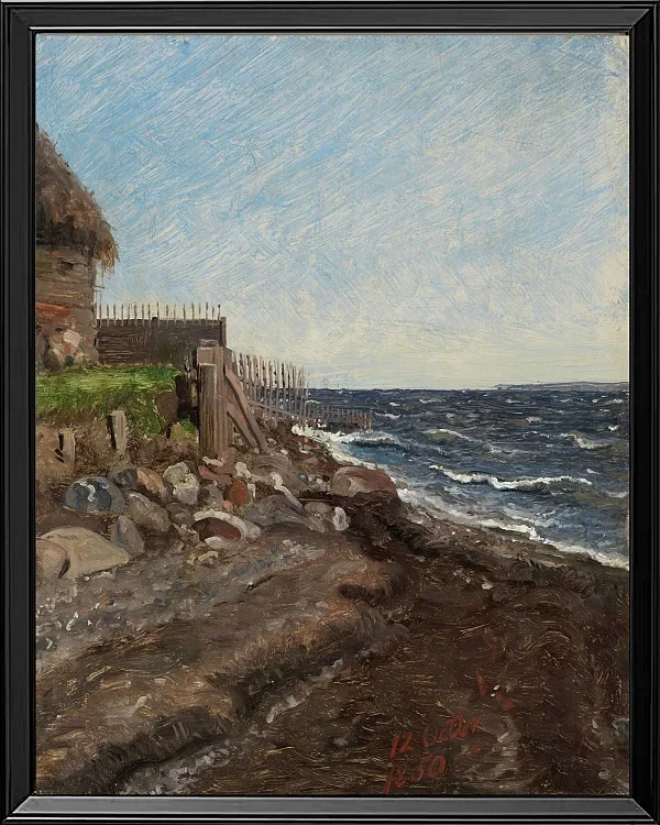 Die Küste bei Hellebæk – 1850