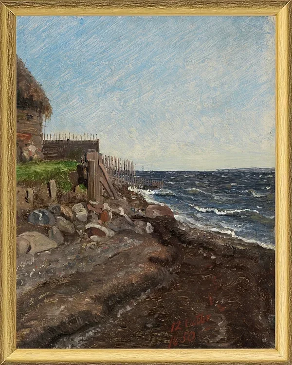 Die Küste bei Hellebæk – 1850