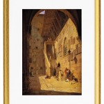 Der Innenhof des Palazzo del Bargello. Florenz - 1842