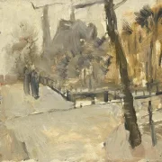 Die Leidsegracht Amsterdam - 1880