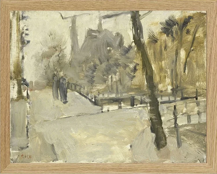 Die Leidsegracht Amsterdam - 1880