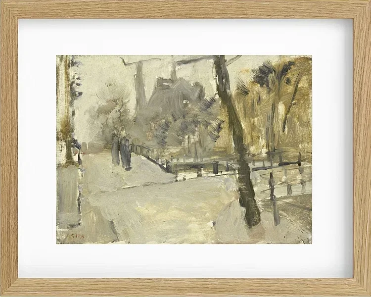 Die Leidsegracht Amsterdam - 1880