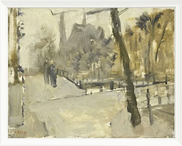 Die Leidsegracht Amsterdam - 1880