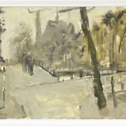 Die Leidsegracht Amsterdam - 1880