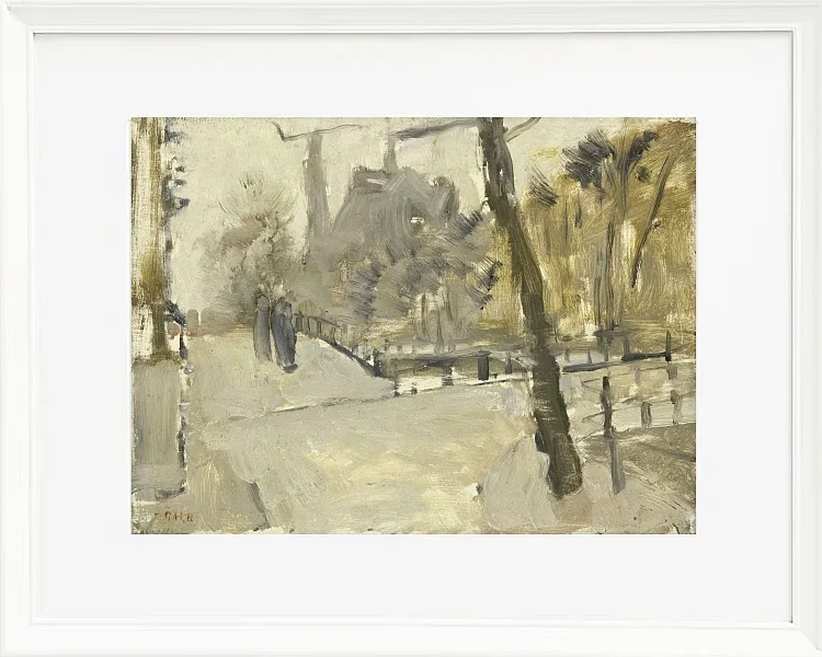 Die Leidsegracht Amsterdam - 1880