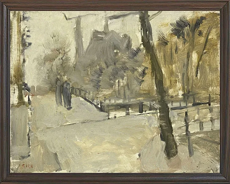 Die Leidsegracht Amsterdam - 1880