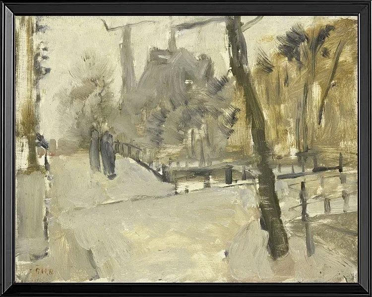 Die Leidsegracht Amsterdam - 1880