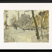 Die Leidsegracht Amsterdam - 1880