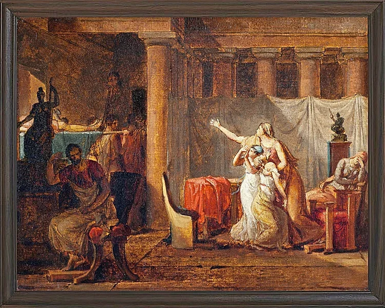 Die Liktoren geben Brutus die Leichen seiner Söhne zurück - 1781