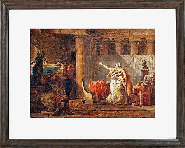 Die Liktoren geben Brutus die Leichen seiner Söhne zurück - 1781