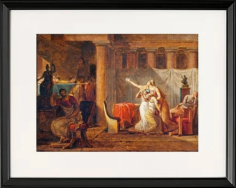 Die Liktoren geben Brutus die Leichen seiner Söhne zurück - 1781