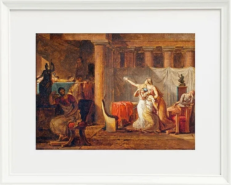 Die Liktoren geben Brutus die Leichen seiner Söhne zurück - 1781