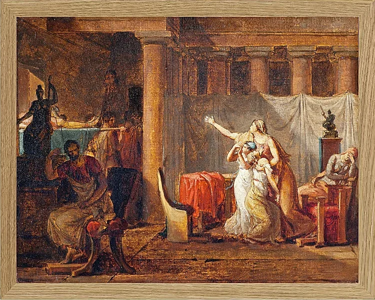 Die Liktoren geben Brutus die Leichen seiner Söhne zurück - 1781