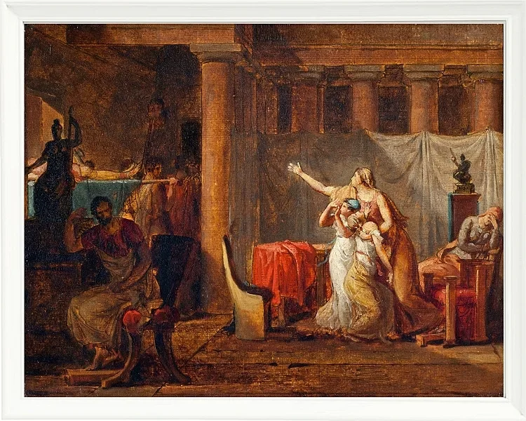 Die Liktoren geben Brutus die Leichen seiner Söhne zurück - 1781