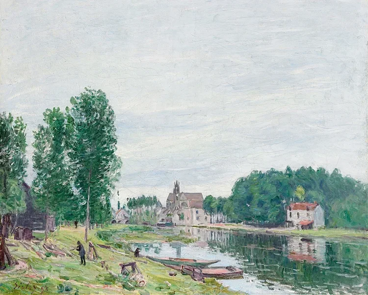 Die Matrat-Werft, Moret-Sur-Loing – 1892