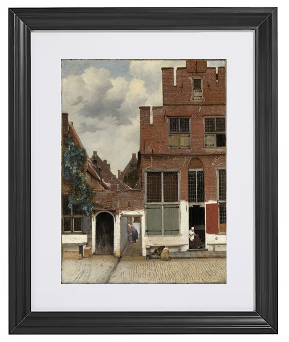 Ansicht von Häusern in Delft - 1658