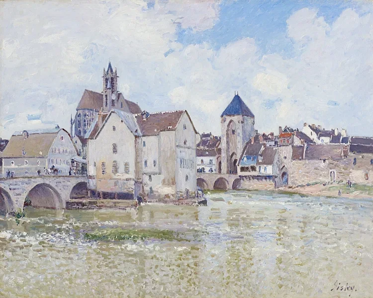 Die Moret Brücke  – 1890