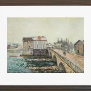 Die Moret-Brücke und die Mühlen  – 1890