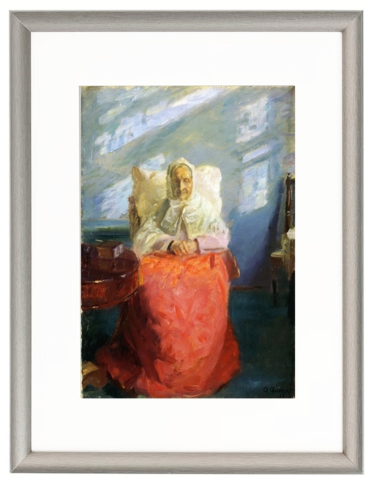 Frau Ane Brøndum im blauen Zimmer – 1913