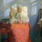 Frau Ane Brøndum im blauen Zimmer – 1913