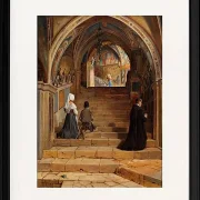 Die Scala Santa im Kloster San Benedetto bei Subiaco – 1857