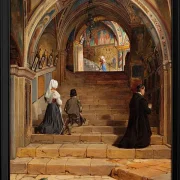 Die Scala Santa im Kloster San Benedetto bei Subiaco – 1857