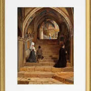 Die Scala Santa im Kloster San Benedetto bei Subiaco – 1857