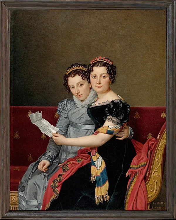 Die Schwestern Zénaïde und Charlotte Bonaparte - 1799