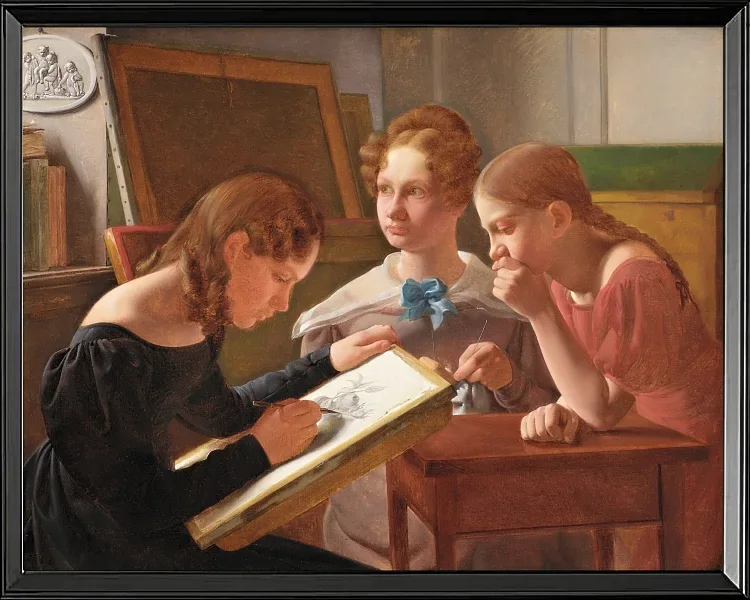 Die Schwestern des Künstlers; Alvilde, Ida und Henriette – 1827