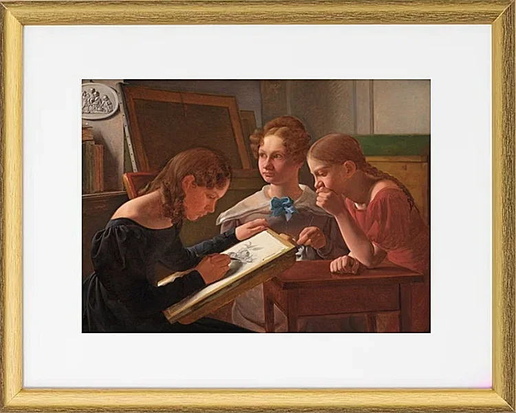 Die Schwestern des Künstlers; Alvilde, Ida und Henriette – 1827