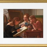 Die Schwestern des Künstlers; Alvilde, Ida und Henriette – 1827