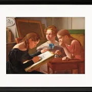 Die Schwestern des Künstlers; Alvilde, Ida und Henriette – 1827