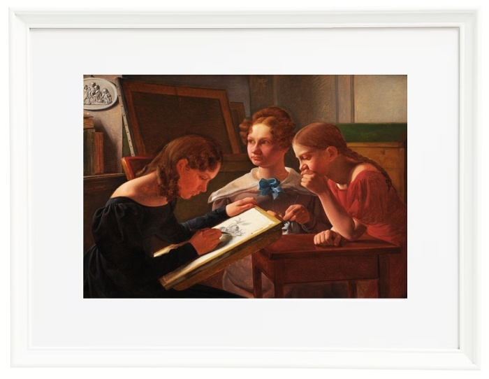 Die Schwestern des Künstlers; Alvilde, Ida und Henriette – 1827