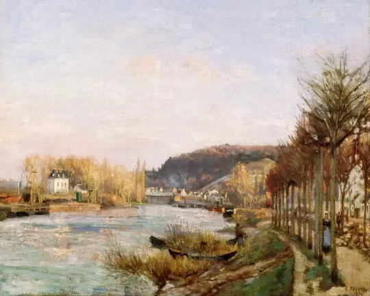 Die Seine bei Bougival – 1870