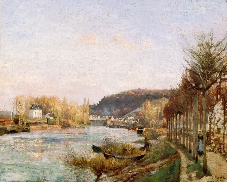 Die Seine bei Bougival – 1870