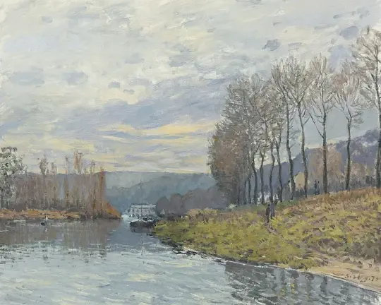 Die Seine bei Bougival – 1873