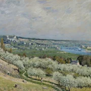 Die Terrasse von Saint-Germain, Frühling – 1875