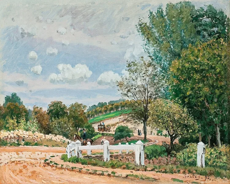 Die Verrières Straße – 1872