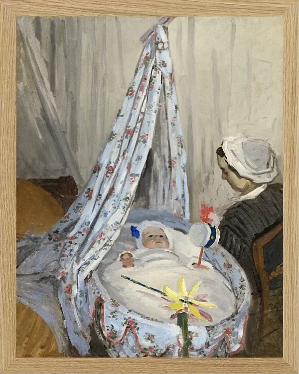 Vuggen, Camille med kunstnerens søn – 1867