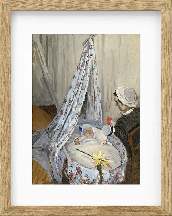 Vuggen, Camille med kunstnerens søn – 1867