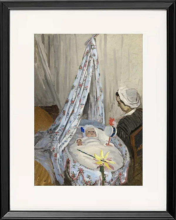 Vuggen, Camille med kunstnerens søn – 1867