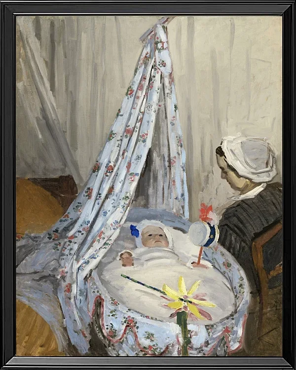 Vuggen, Camille med kunstnerens søn – 1867