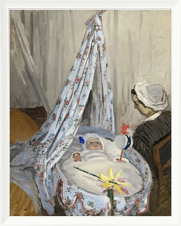 Vuggen, Camille med kunstnerens søn – 1867