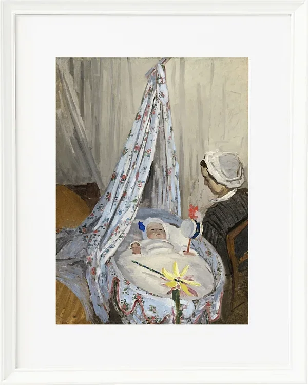 Vuggen, Camille med kunstnerens søn – 1867