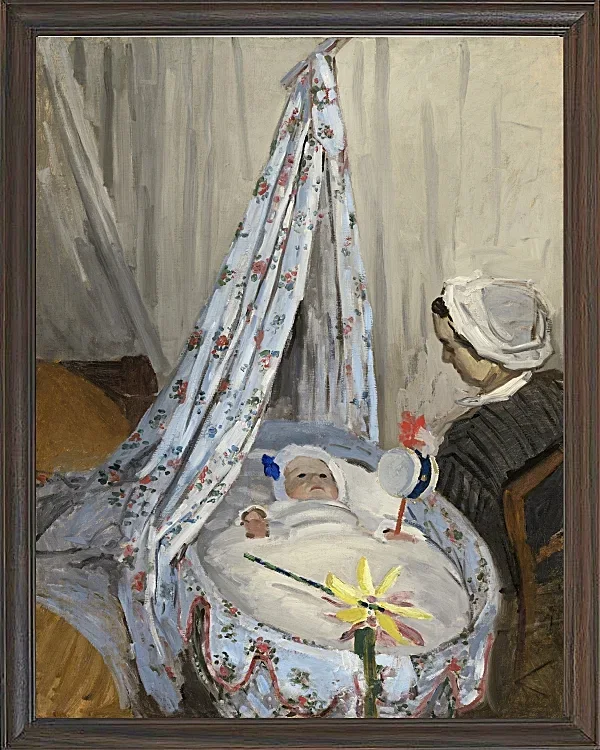 Vuggen, Camille med kunstnerens søn – 1867